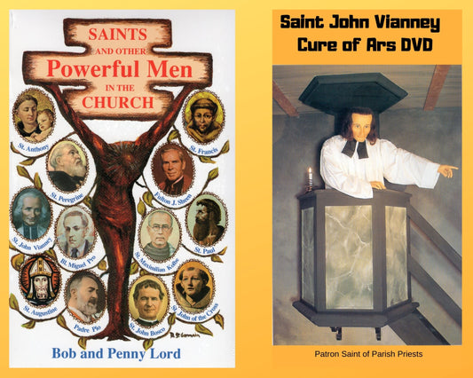 Saints and Other Powerful Men Book and Companion Saint John Vianney DVD Free Shipping