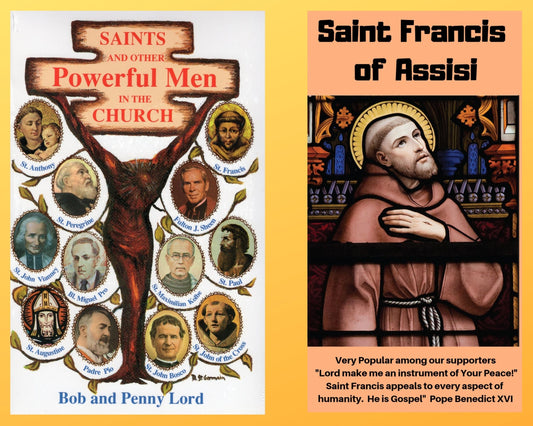 Saints and Other Powerful Men Book and Companion Saint Francis of Assisi DVD Free Shipping