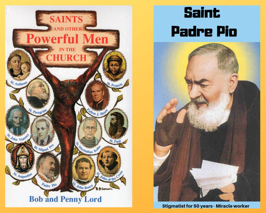 Saints and Other Powerful Men Book and Companion Saint Padre Pio DVD Free Shipping