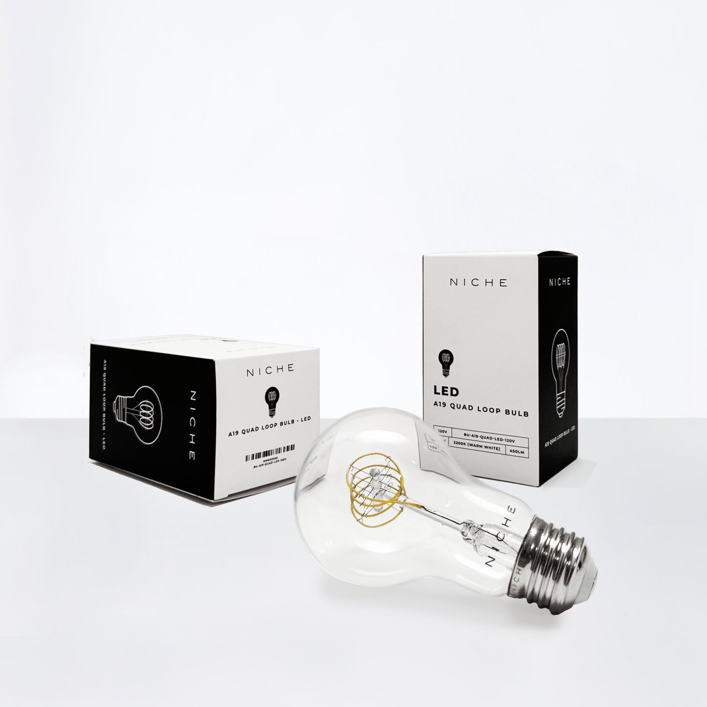 A19 Quad Loop Bulb LED (120V)