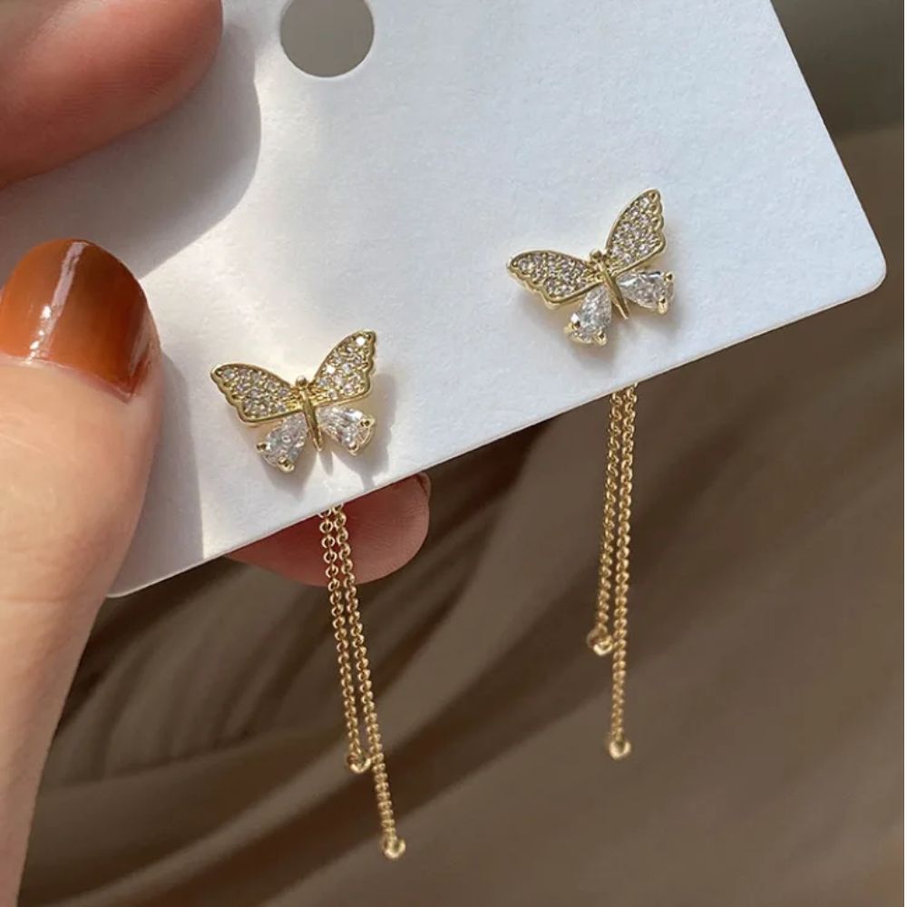 BUTTERFLY EARRINGS (PAIR) - Concordia Style Boutique