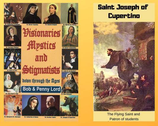Visionaries Mystics and Stigmatists Book and Companion Saint Joseph of Cupertino DVD Free Shipping