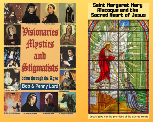 Visionaries Mystics and Stigmatists Book and Companion Saint Margaret Mary Alacoque DVD Free Shipping