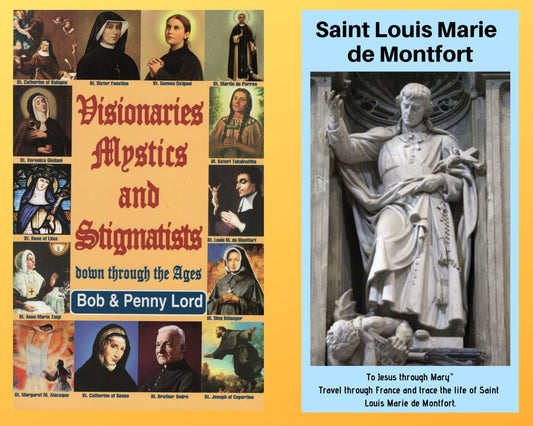Visionaries Mystics and Stigmatists Book and Companion Saint Louis Marie de Montfort DVD Free Shipping
