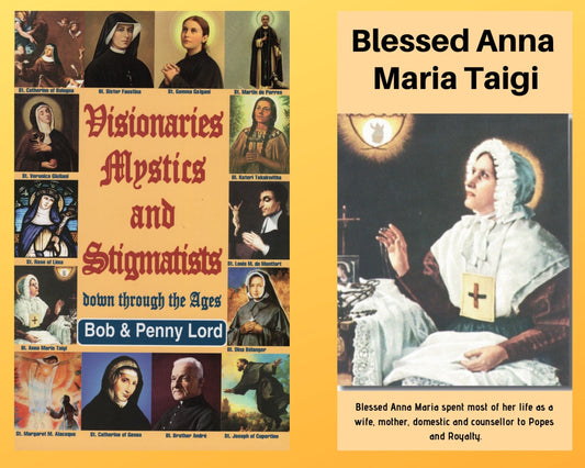 Visionaries Mystics and Stigmatists Book and Companion Blessed Anna Maria Taigi DVD Free Shipping
