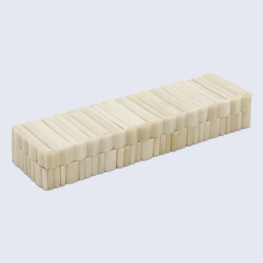 Ivory Stem Bone Inlay Decorative Storage Box 7 Sizes - Concordia Style Boutique