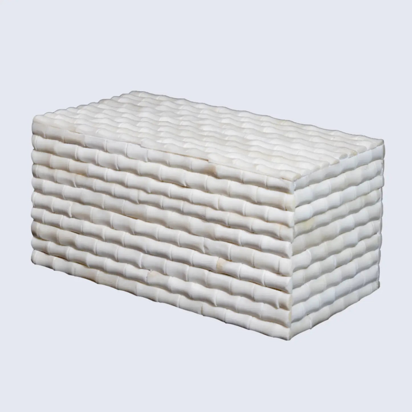 Ivory Bamboo Bone Inlay Decorative Storage Box in 7 Sizes - Concordia Style Boutique