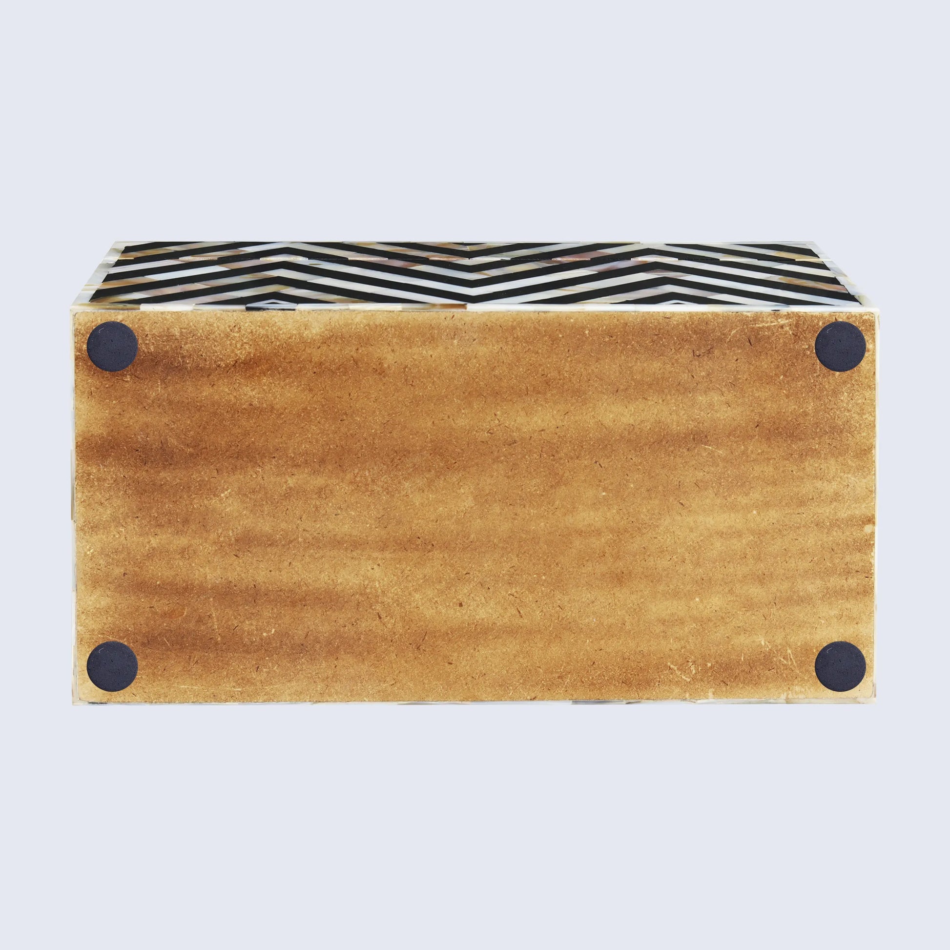 Decorative Storage Box Nacre Trance Mother of Pearl & Resin Inlay in 10 x 5 x 5 inch - Concordia Style Boutique