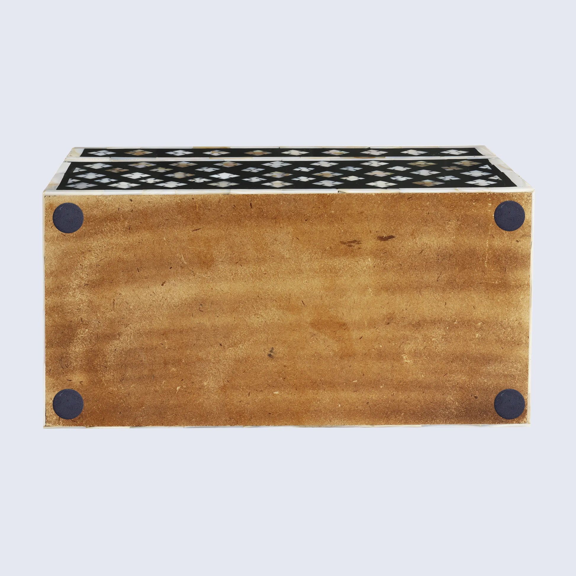 Decorative Storage Box Rhonda Bouquet Mother of Pearl & Resin Inlay in 10 x 5 x 5 inch - Concordia Style Boutique