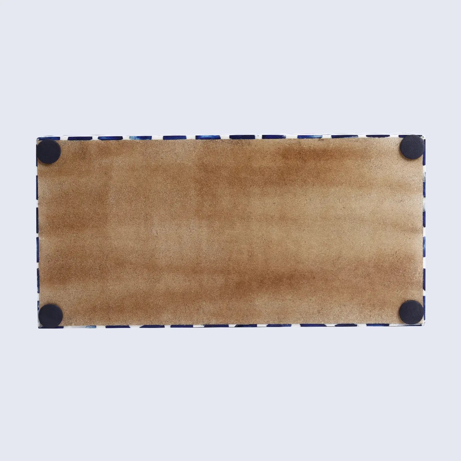 Star Pattern Bone & Resin Inlay Decorative Storage Box – Blue - Concordia Style Boutique