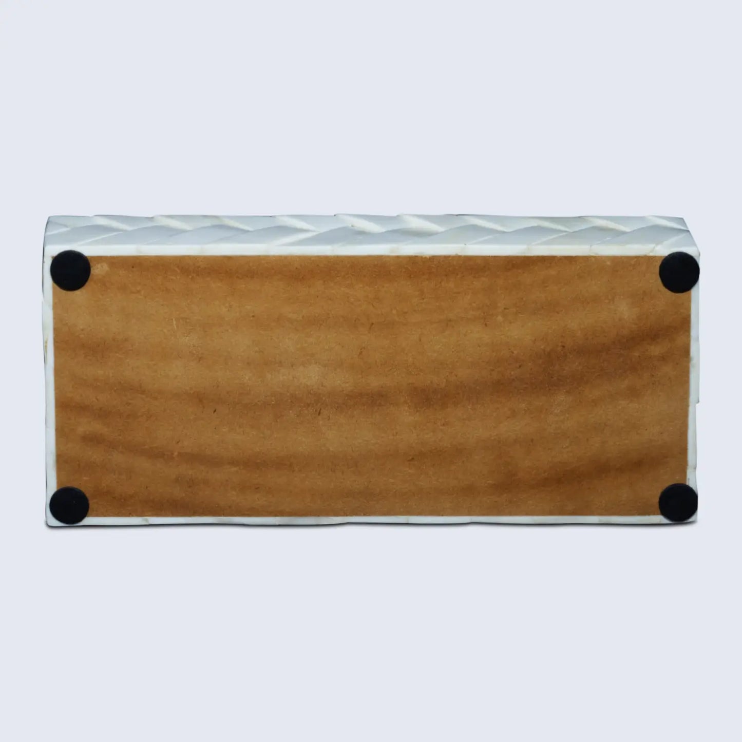 Ivory Braid Bone Inlay Decorative Storage Box in 7 Sizes - Concordia Style Boutique