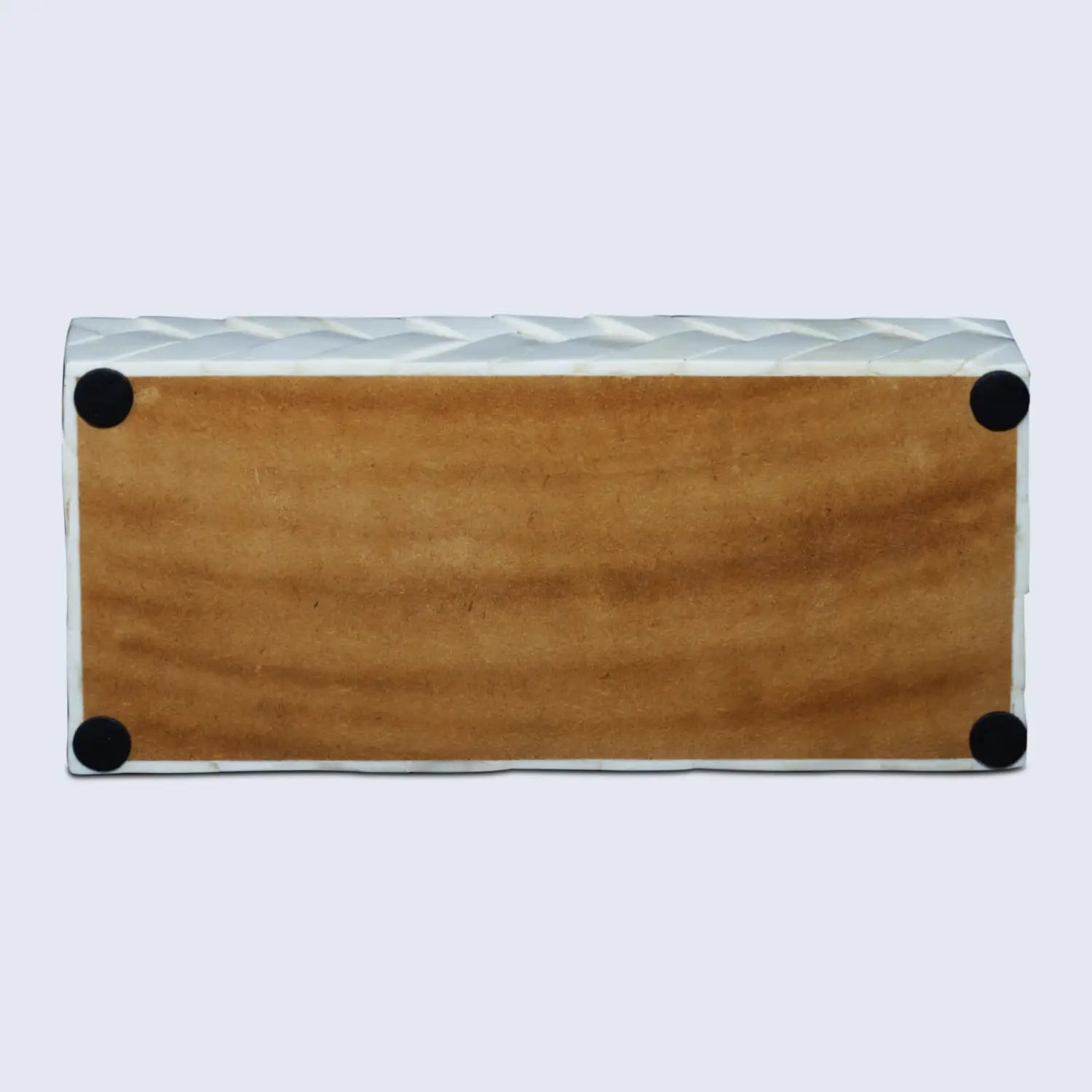 Ivory Braid Bone Inlay Decorative Storage Box in 7 Sizes - Concordia Style Boutique