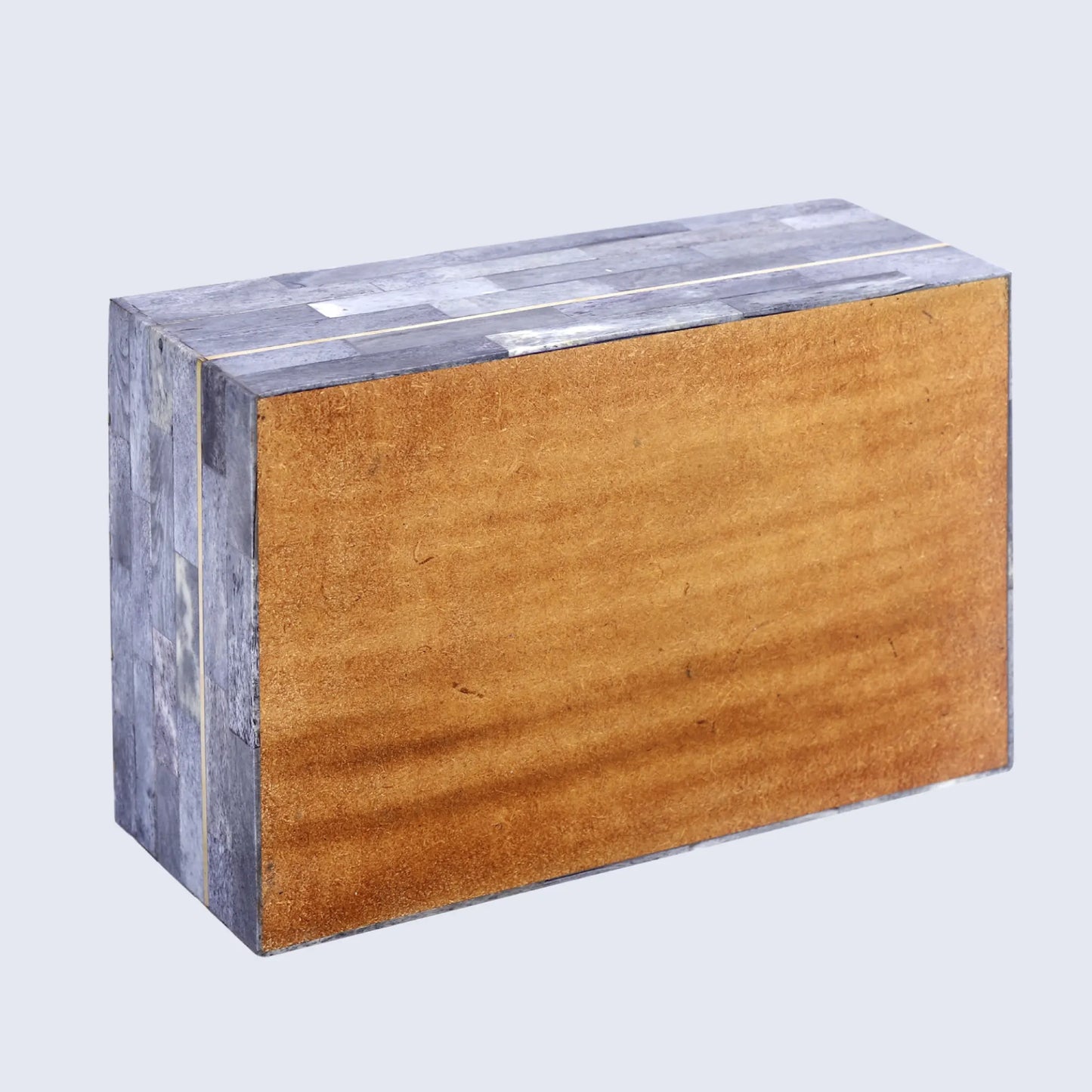 Aegean Coral Bone Inlay & Brass Decorative Storage Box in 2 Sizes - Concordia Style Boutique