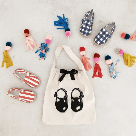 Baby Shoe Bag, Cream - Concordia Style Boutique