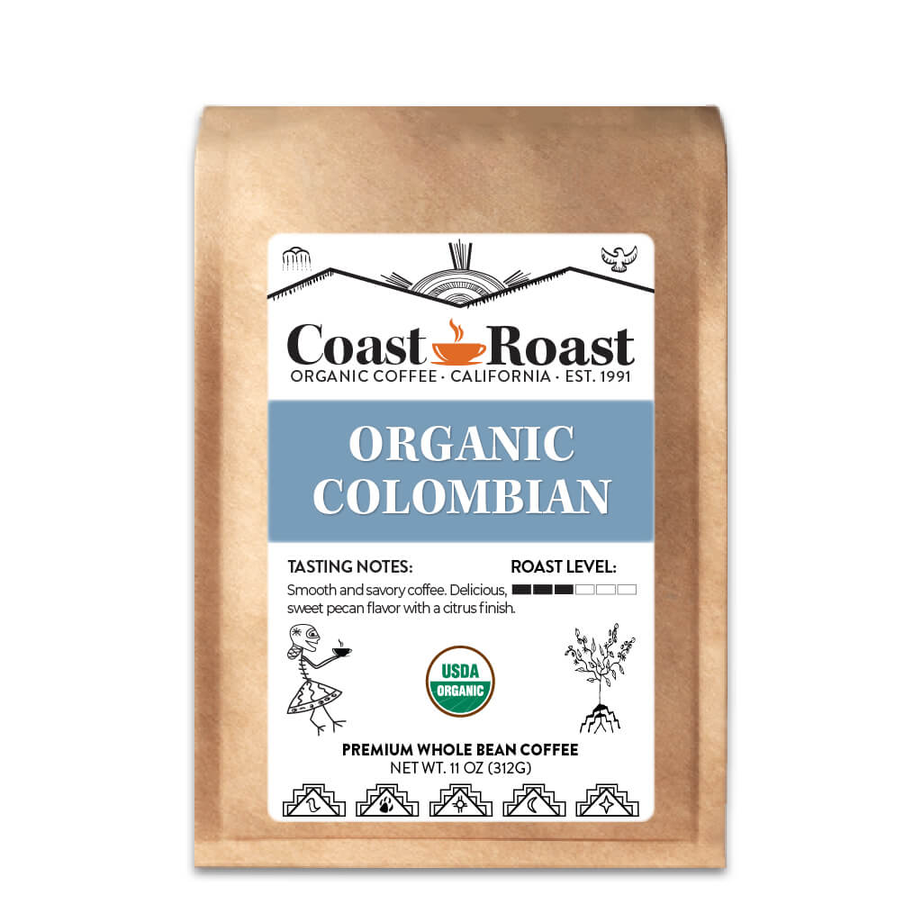 Organic Colombian Whole Bean Coffee Single Origin - Concordia Style Boutique