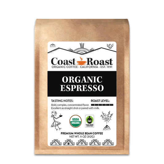 Organic Espresso Whole Bean Coffee - Concordia Style Boutique