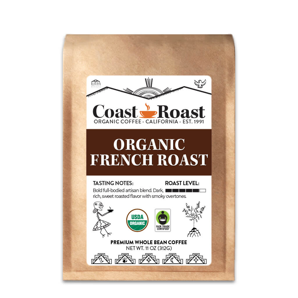 Organic French Roast Whole Bean Coffee - Concordia Style Boutique