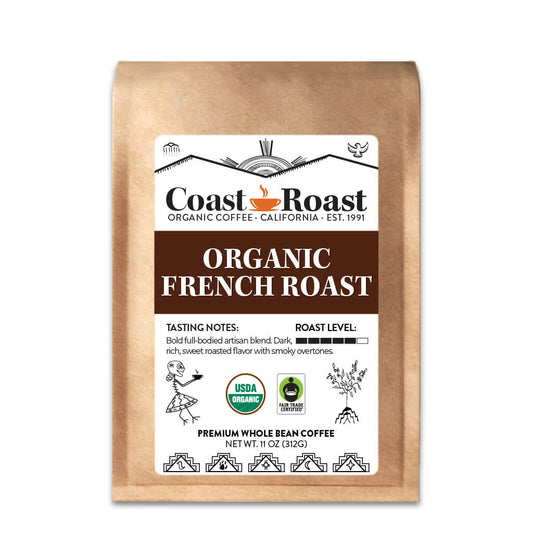 Organic French Roast Whole Bean Coffee - Concordia Style Boutique