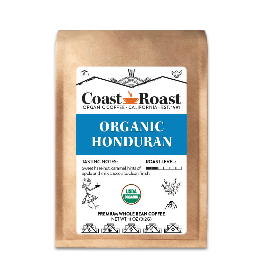 Organic Honduran Whole Bean Coffee Single Origin - Concordia Style Boutique