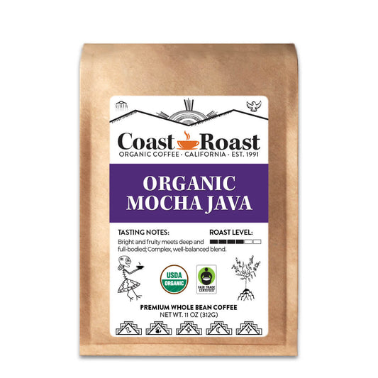 Organic Mocha Java Whole Bean Coffee Blend - Concordia Style Boutique