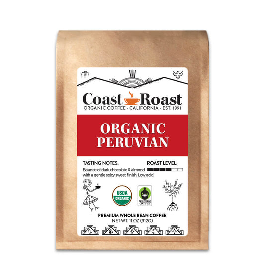 Organic Peruvian Whole Bean Coffee Single Origin - Concordia Style Boutique