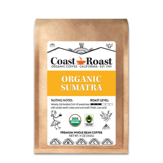 Organic Sumatra Whole Bean Coffee Single Origin - Concordia Style Boutique