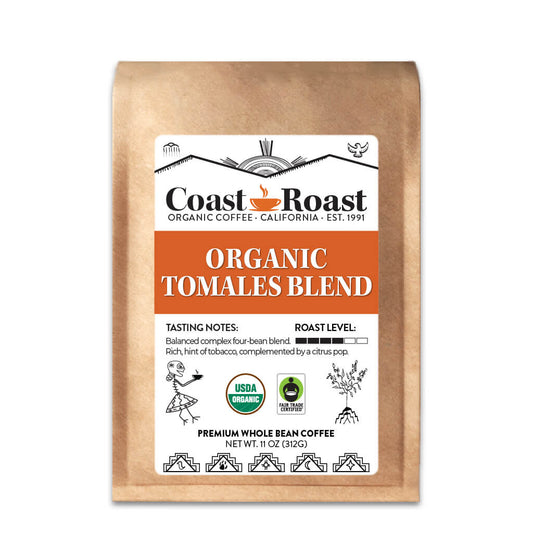Organic Tomales Blend Whole Bean Coffee - Concordia Style Boutique