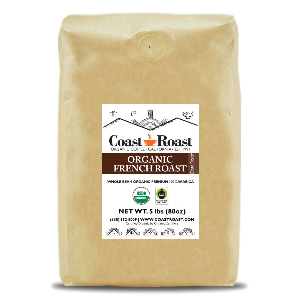 Organic French Roast Whole Bean Coffee - Concordia Style Boutique