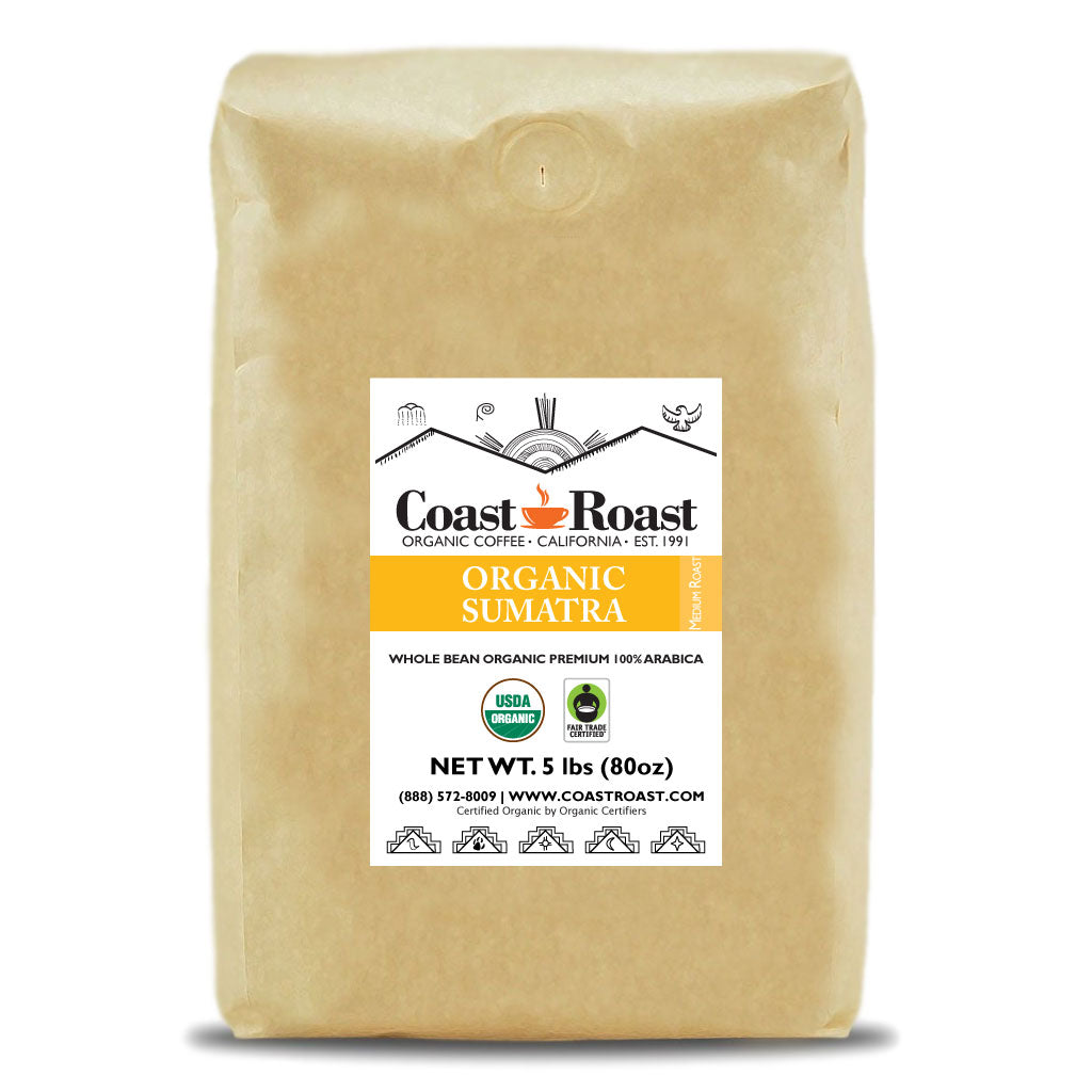 Organic Sumatra Whole Bean Coffee Single Origin - Concordia Style Boutique