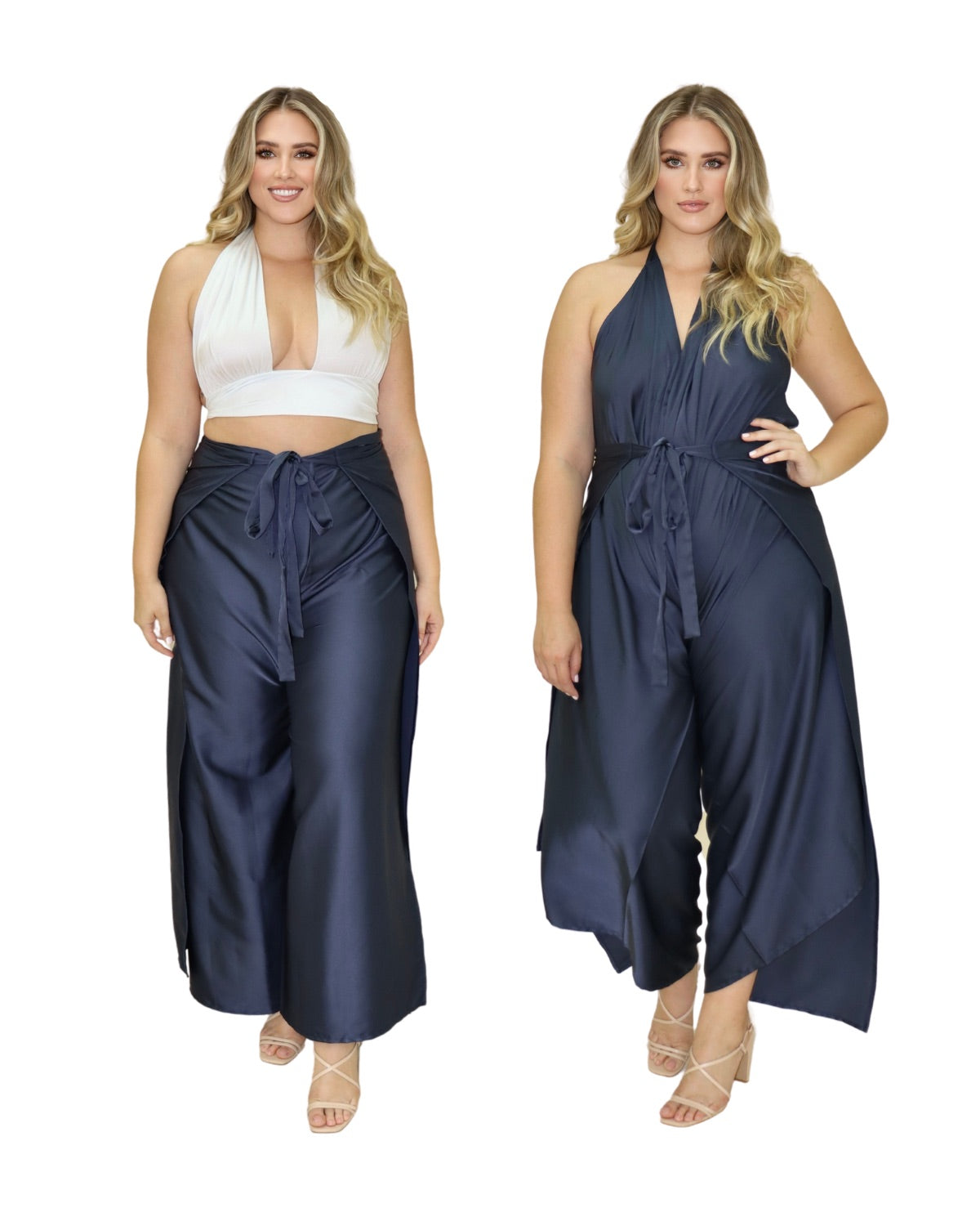Pant to Jumpsuit - Viscose Satin - Concordia Style Boutique