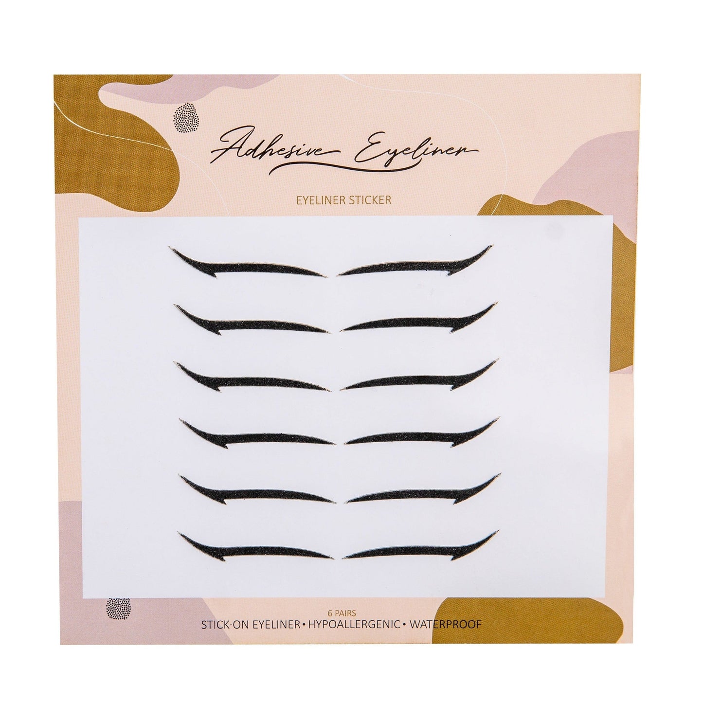 Eyeliner Sticker Basic Black 6 Pairs