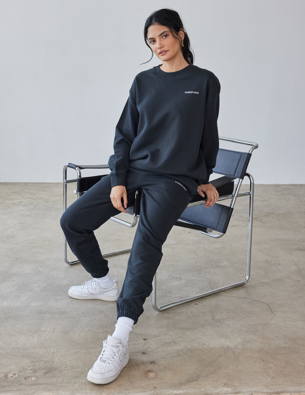Basics Black Unisex Crewneck - Concordia Style Boutique