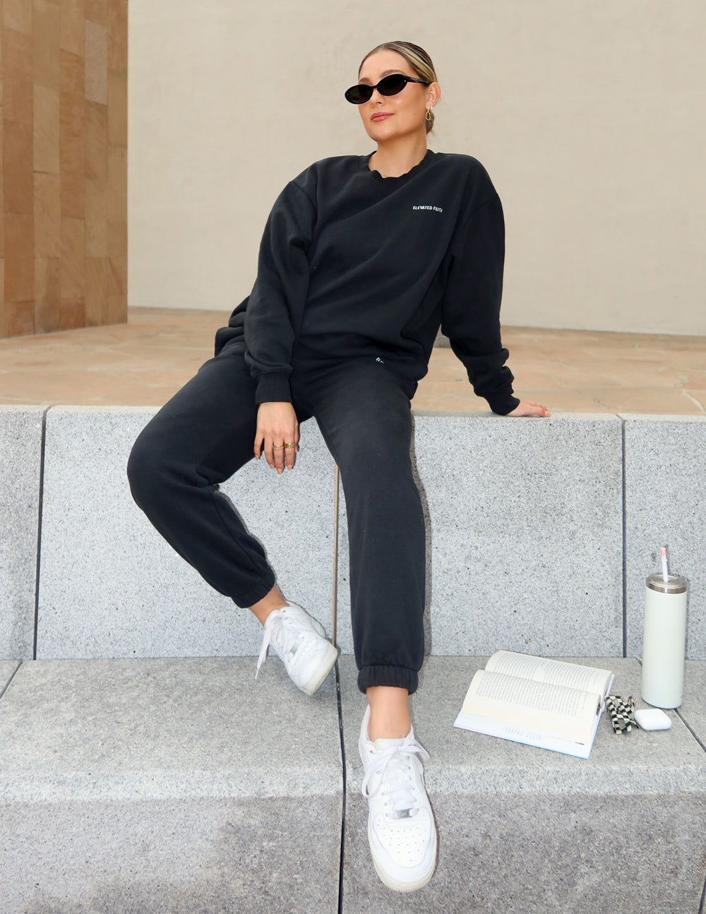 Basics Black Unisex Crewneck - Concordia Style Boutique