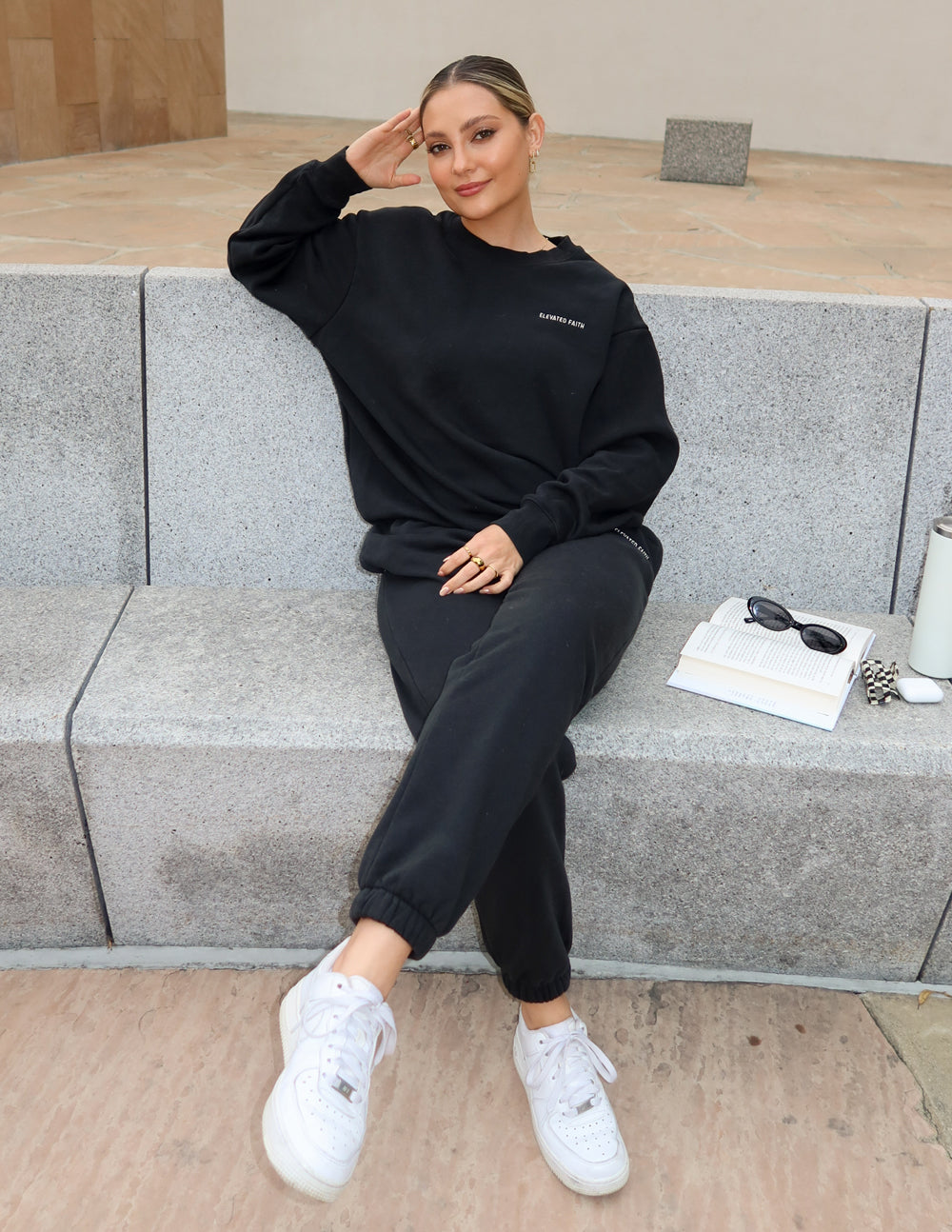 Basics Black Unisex Crewneck - Concordia Style Boutique
