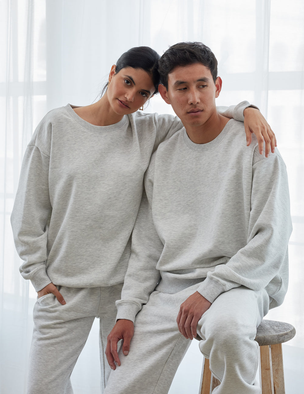 Basics Cloud Grey Unisex Crewneck - Concordia Style Boutique