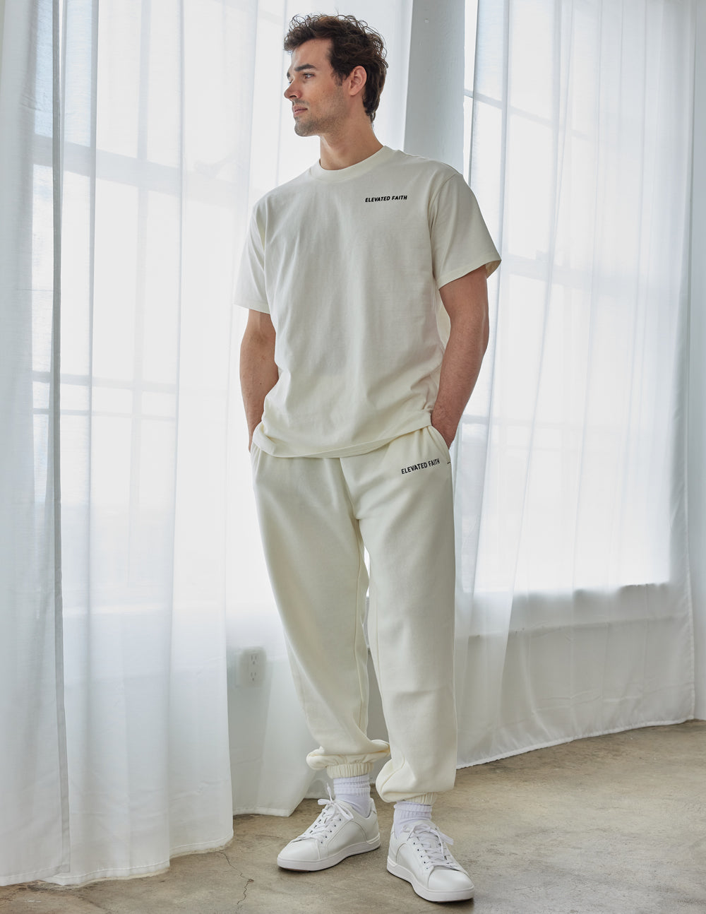 Basics White Sand Unisex Tee - Concordia Style Boutique