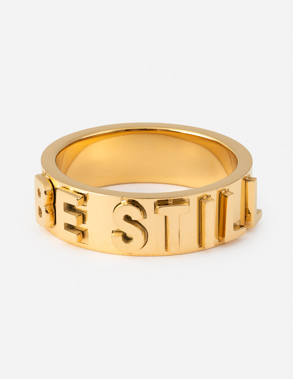 Be Still 3D Letter Ring - Concordia Style Boutique