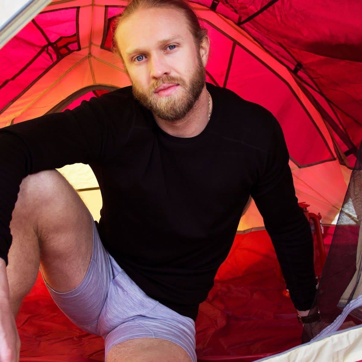 Midweight - Men's Wool Long Sleeve Crew Woolverino - Concordia Style Boutique