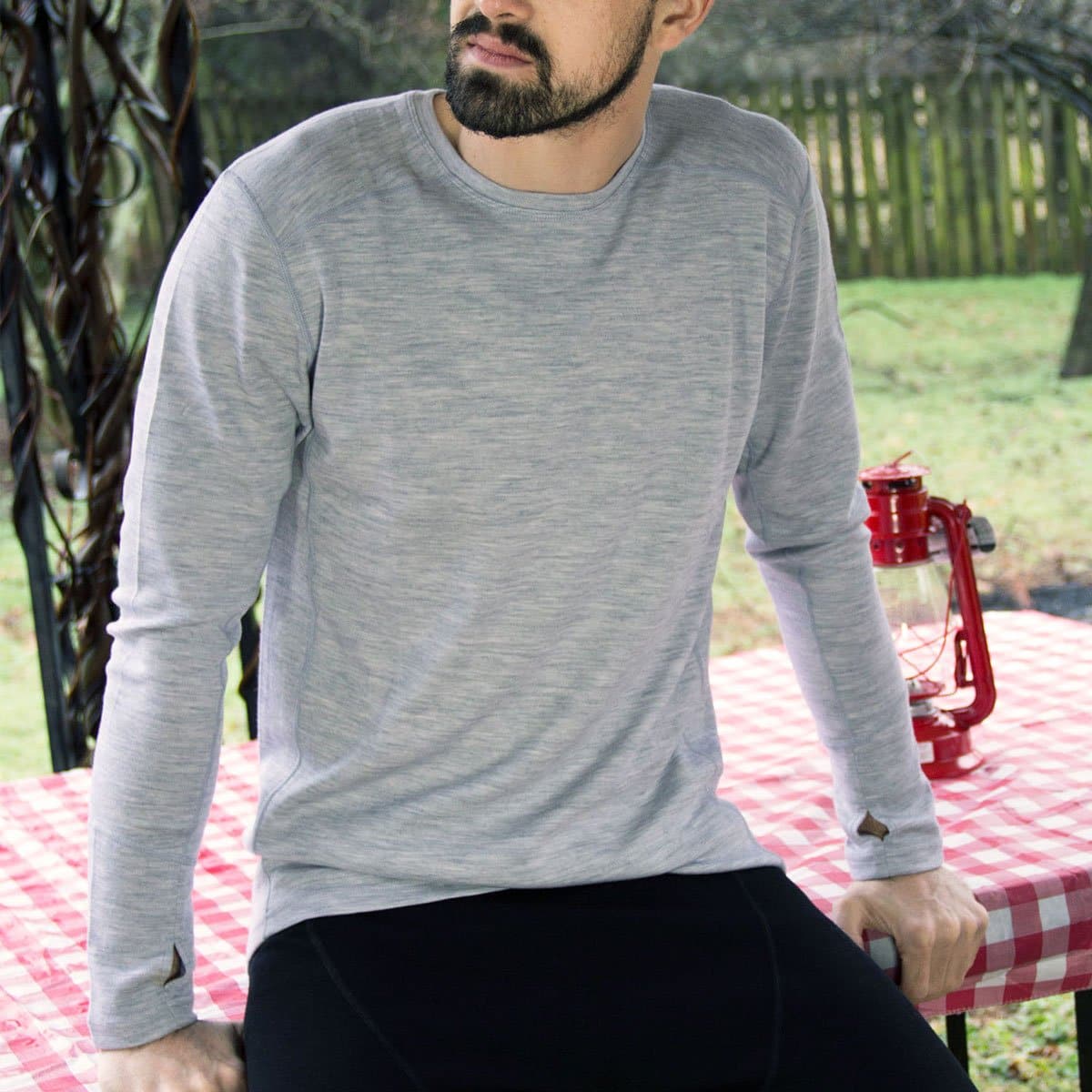 Midweight - Men's Wool Long Sleeve Crew Woolverino - Concordia Style Boutique