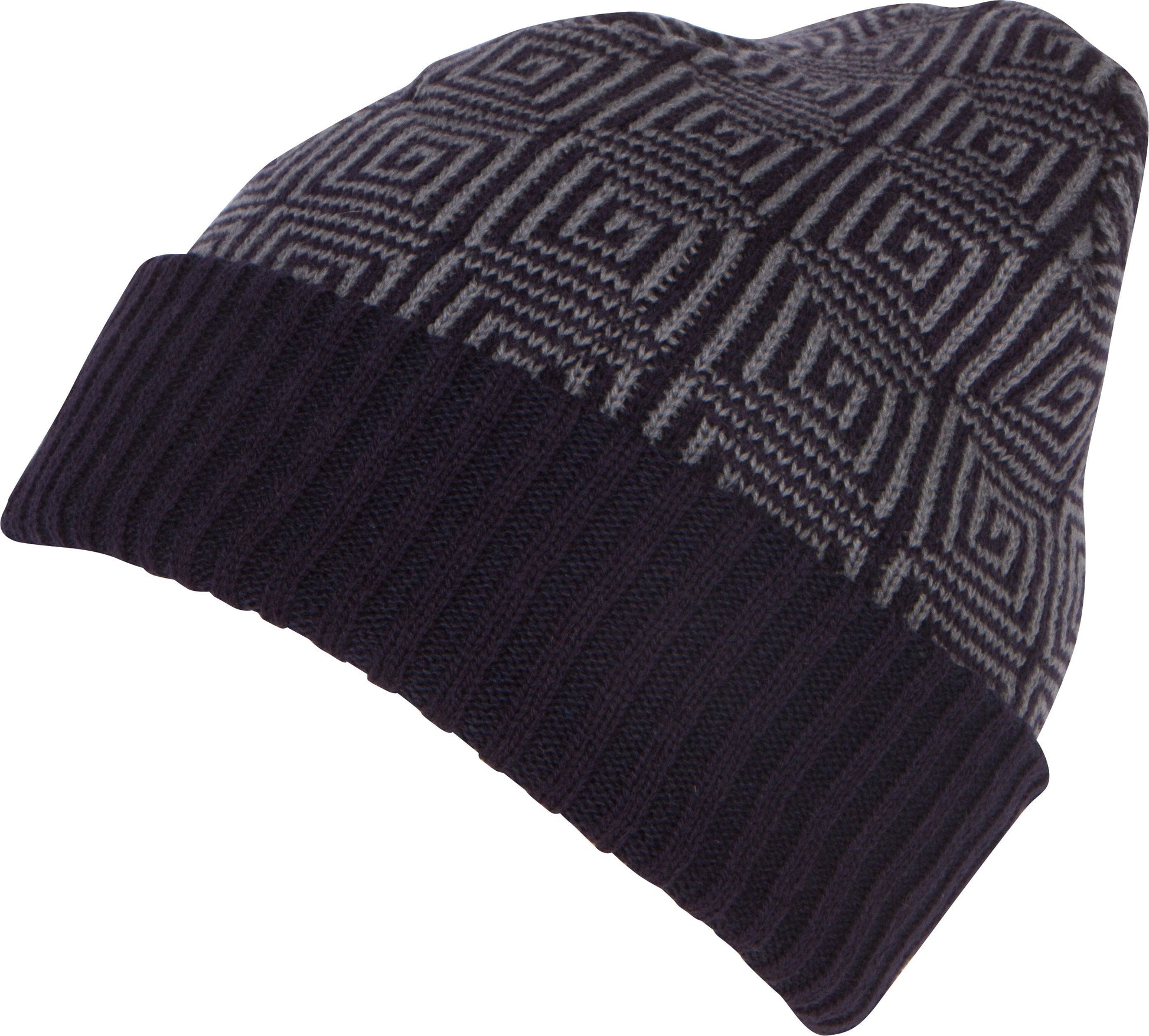 Sakkas Lucien Pattern Knit Cap Beanie Hat Warm Light Unisex - Concordia Style Boutique