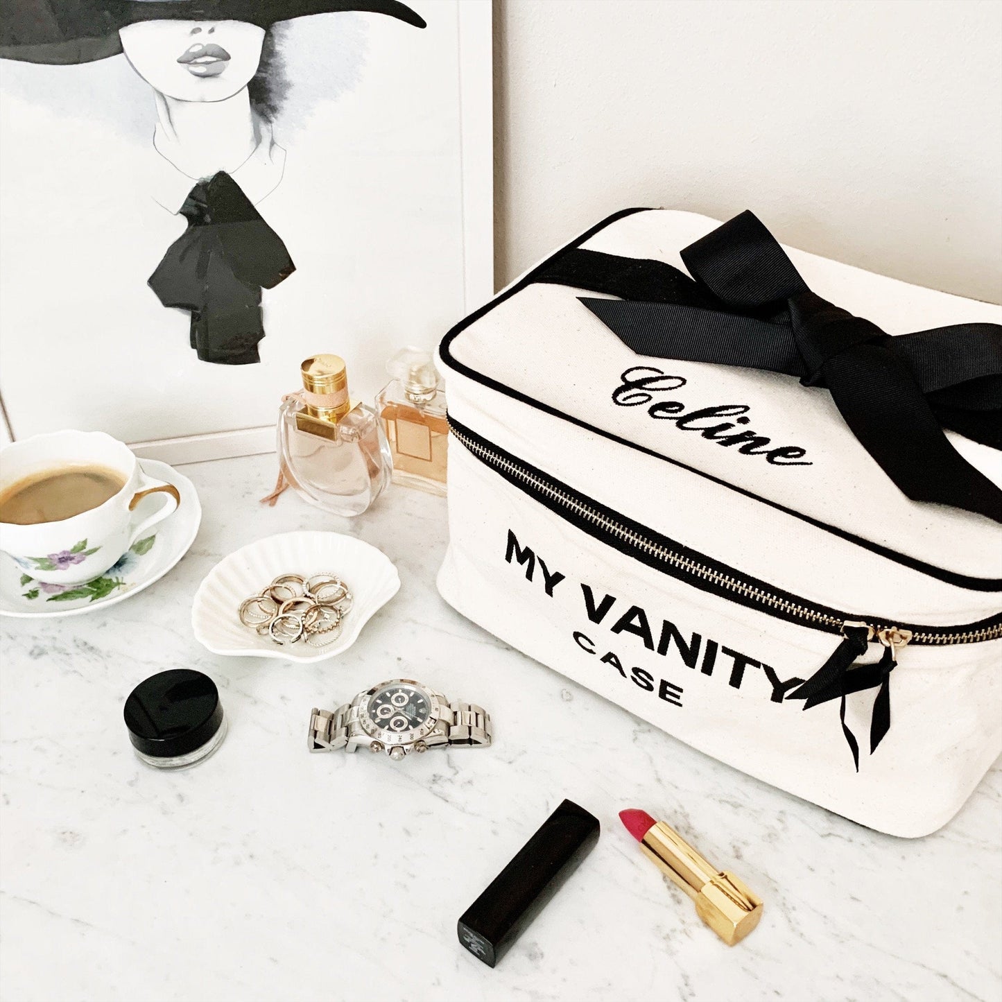 My Vanity Large Beauty Box, Cream - Concordia Style Boutique