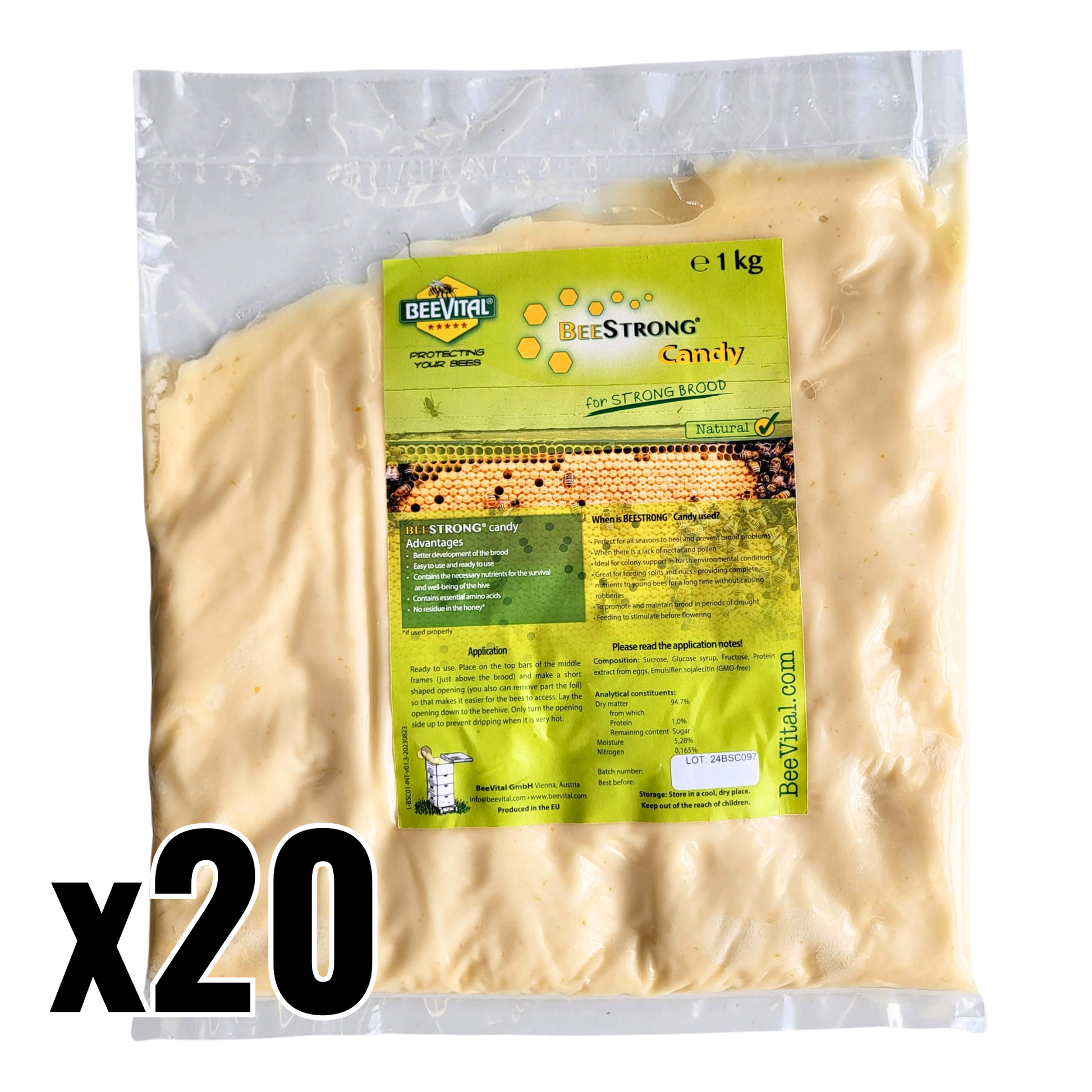 BeeStrong Candy or Fondant - Ready To Use - Concordia Style Boutique