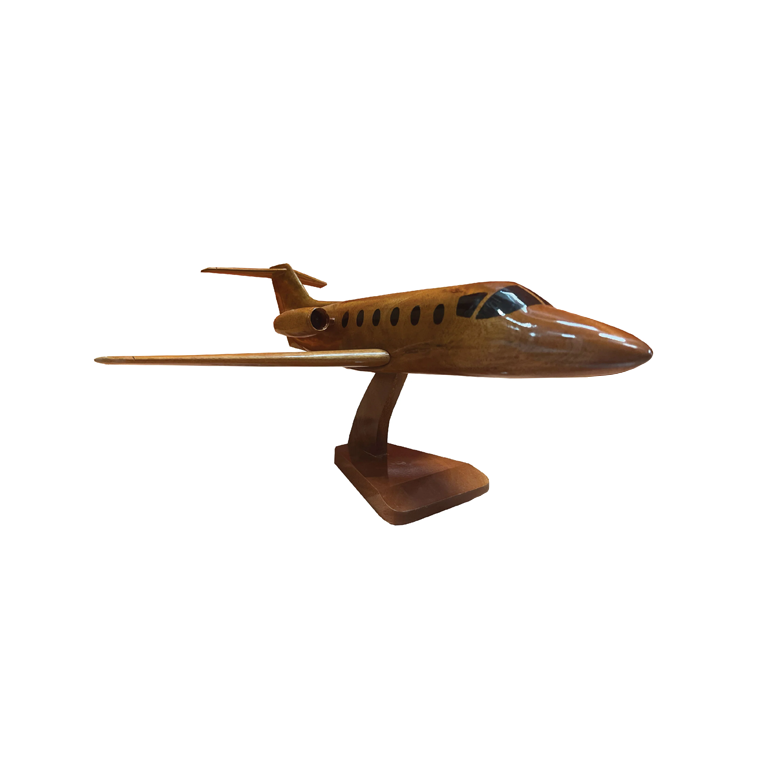 Beechjet 400 Mahogany Wood Desktop Airplane Model