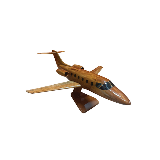 Beechjet 400 Mahogany Wood Desktop Airplane Model
