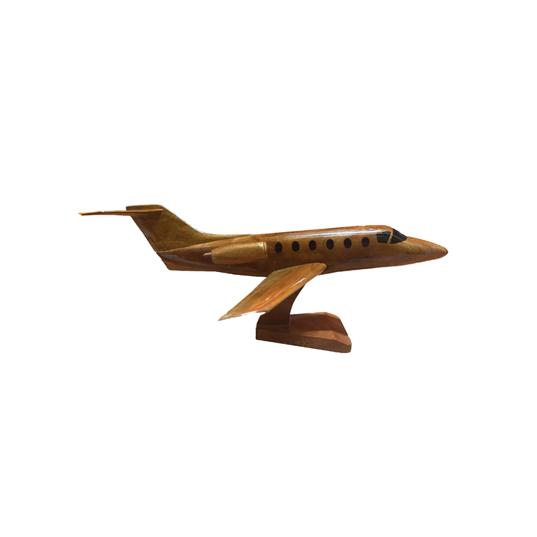 Beechjet 400 Mahogany Wood Desktop Airplane Model
