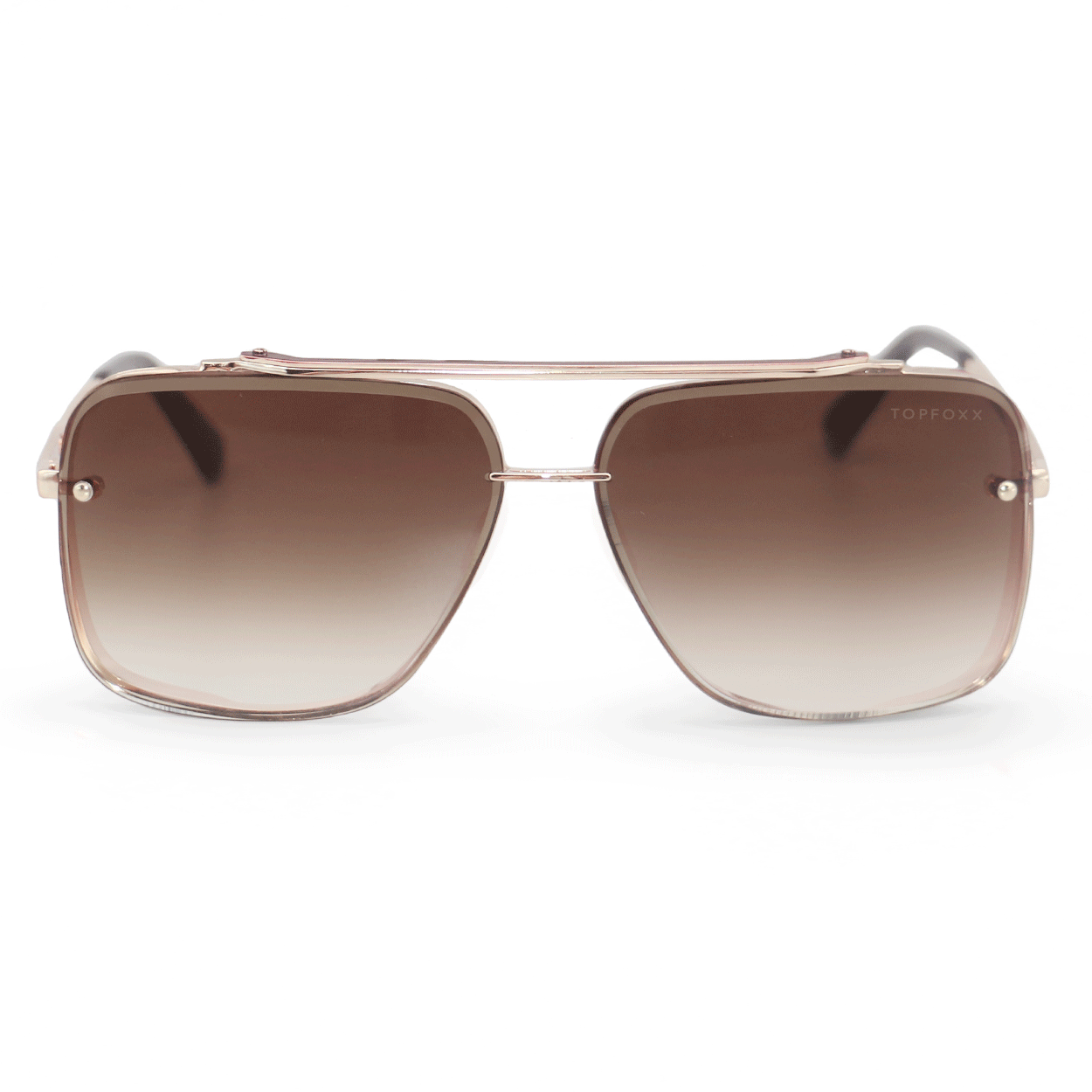Bella Coffee - Tangle Free Aviator Sunglasses - Concordia Style Boutique