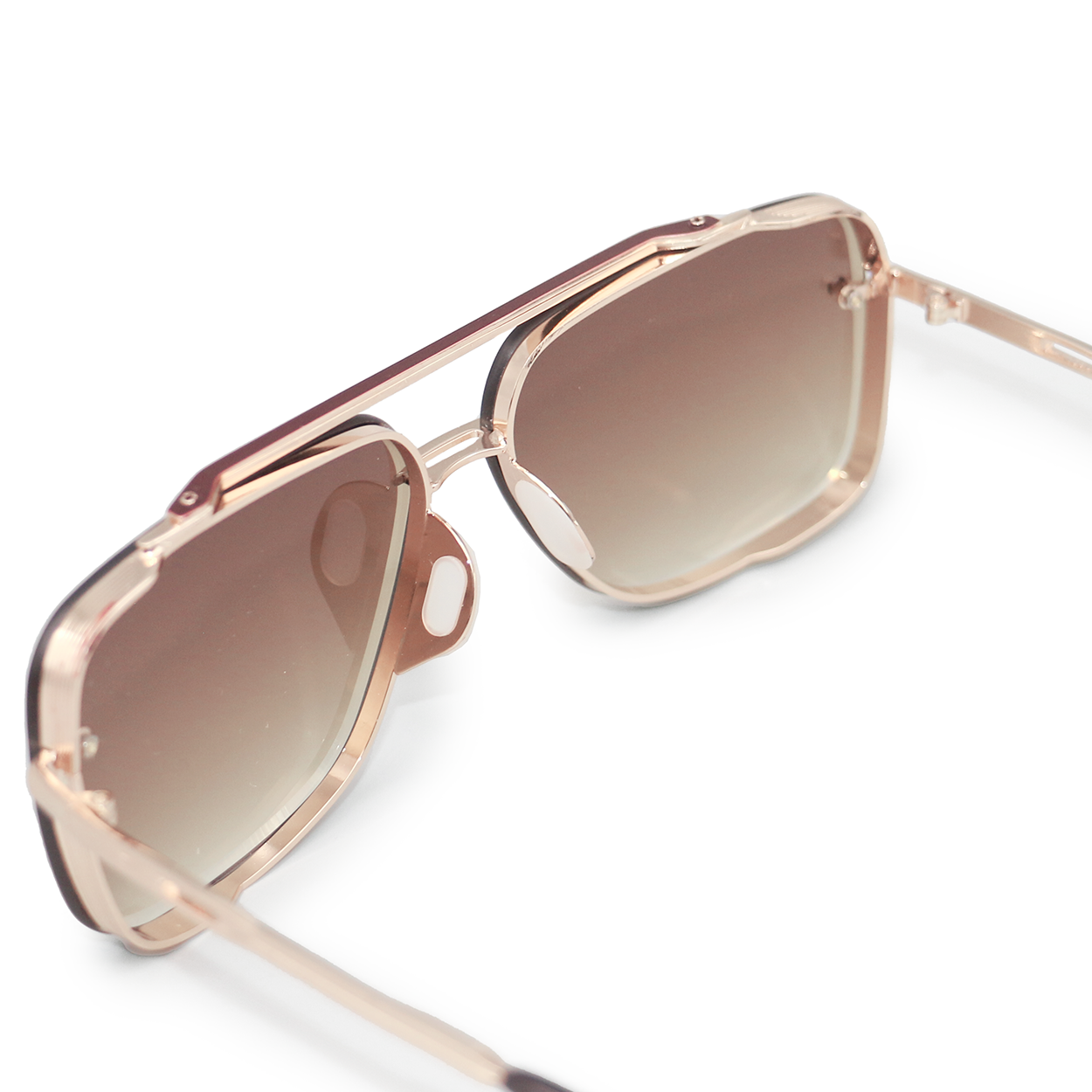 Bella Coffee - Tangle Free Aviator Sunglasses - Concordia Style Boutique