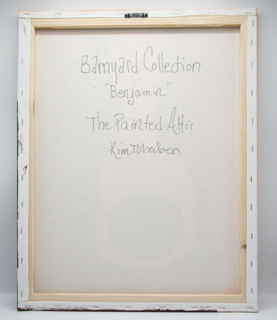 Benjamin the Cow | 20" x 16" | Paint on Canvas | The Painted Attic
