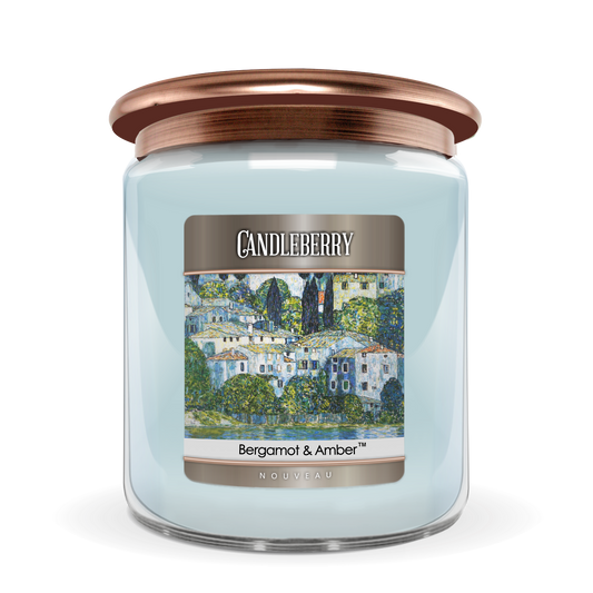 NOUVEAU™ - Bergamot & Amber™, 3 - Wick, Candy Jar Candle (Collective) - Concordia Style Boutique