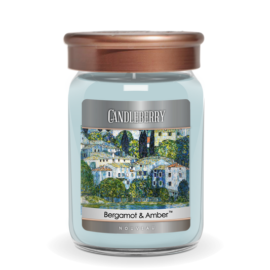 NOUVEAU™ - Bergamot & Amber™, Large Jar Candle (Collective) - Concordia Style Boutique